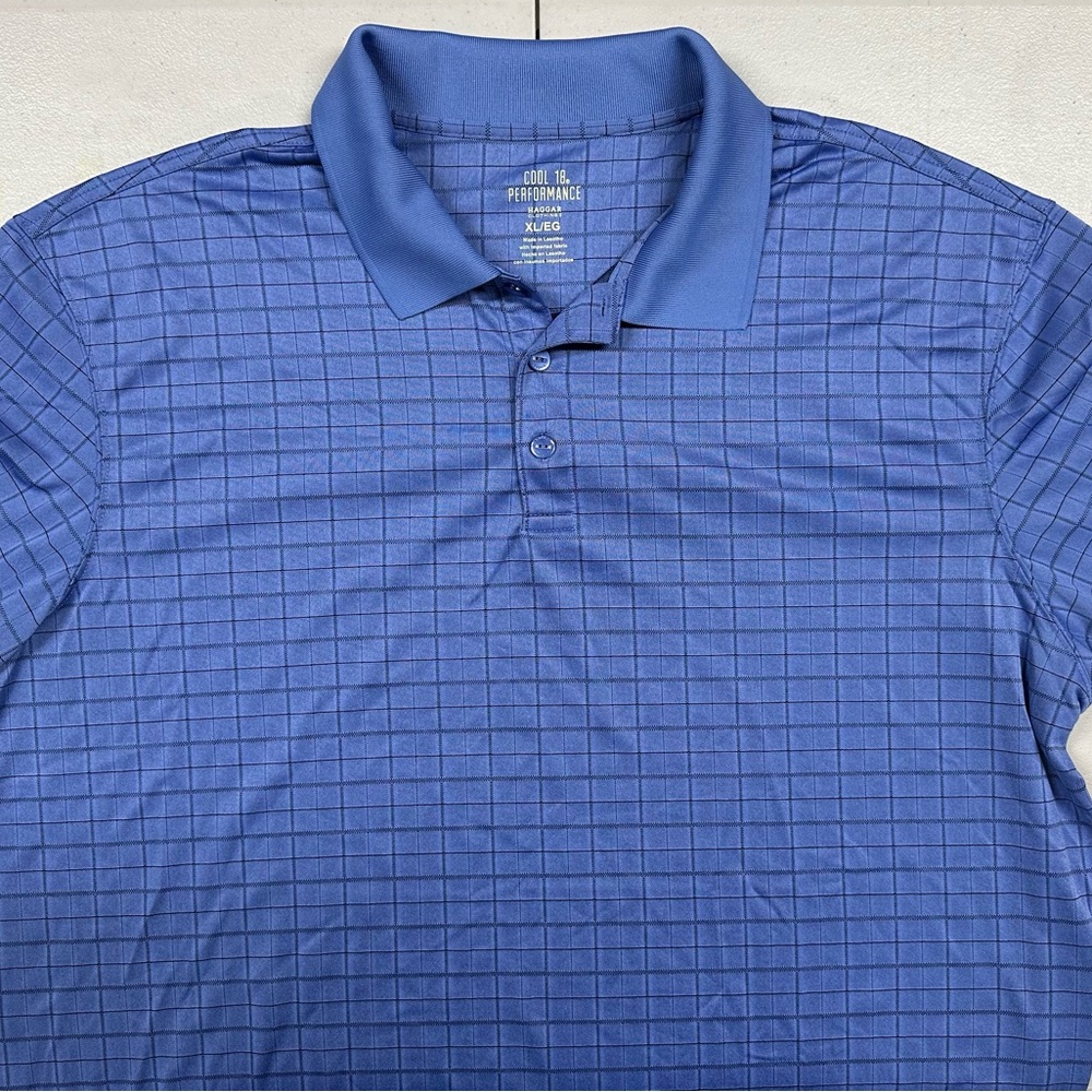 Haggar Cool 18 Moisture Wicking Golf Polo Shirt